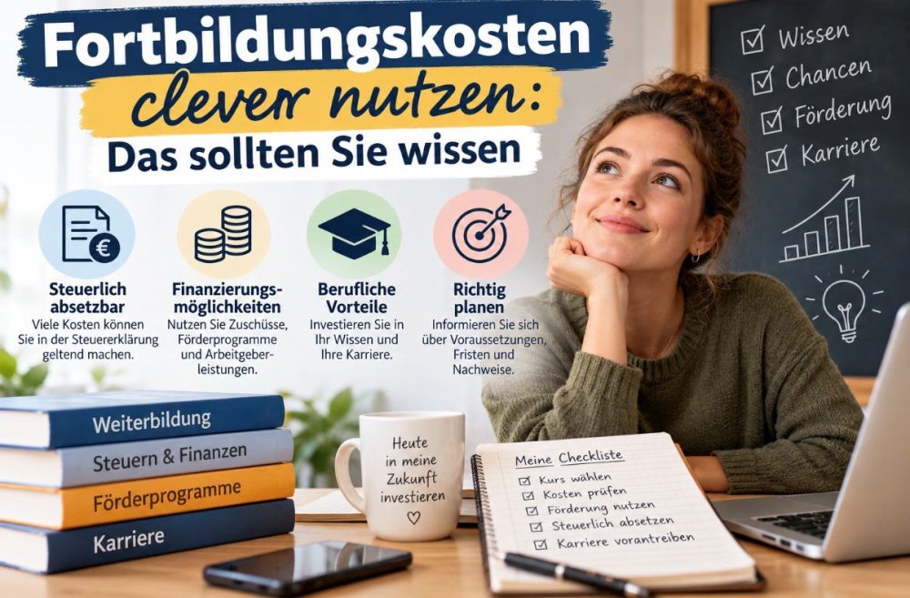 Fortbildungskosten clever nutzen: Das sollten Sie wissen